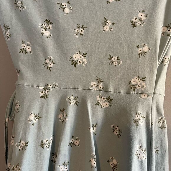Hollister Floral Short Sleeve Mini Wrap Dress | SZ XS - Picture 15 of 15